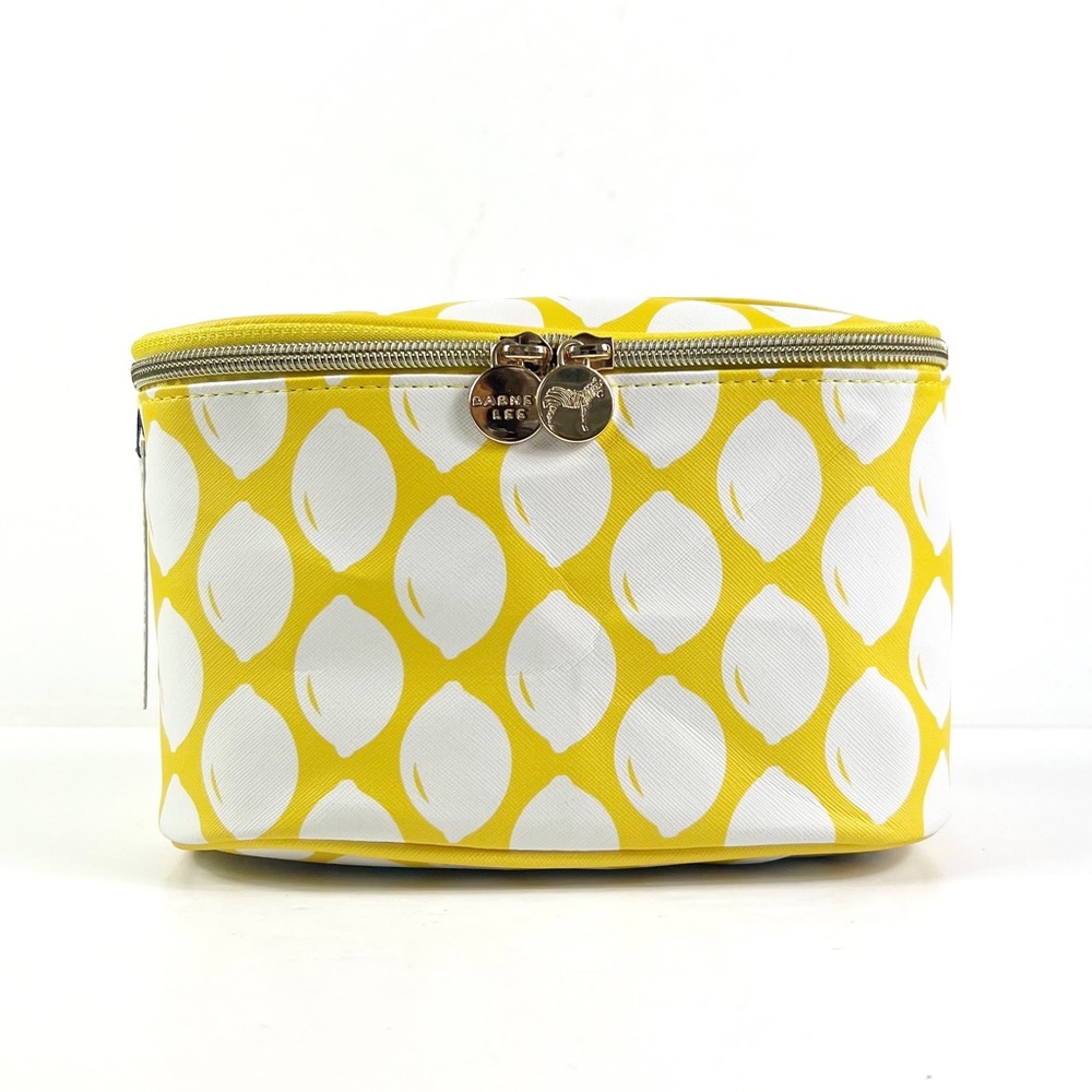 NWT Dabney Lee Lemon Cosmetic Train Case